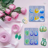 Silicone Earring Pendant Mold DIY UV Resin Jewelry Making Tools