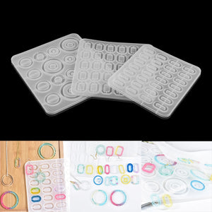 Earring Pendant Silicone Mold DIY UV Epoxy Resin Molds Jewelry Making