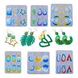 Silicone Earring Pendant Mold DIY UV Resin Jewelry Making Tools