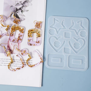 Earring Pendant Silicone Mold UV Epoxy Resin Mold Jewelry Making