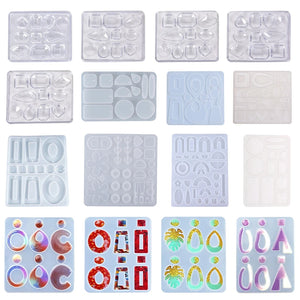 Silicone Resin Mold for DIY Earring Pendant Keychain Charms