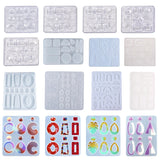 Silicone Resin Mold for DIY Earring Pendant Keychain Charms