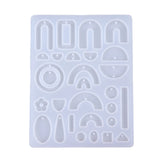 Silicone Resin Mold DIY Earring Pendant Keychain Charms Necklace Bracelet Craft