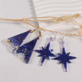 Earring Pendants Resin Silicone Mold DIY Moon Star Shaped Jewelry Making