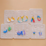 Earring Pendants Silicone Molds for DIY UV Resin Crafts Jewelry Making