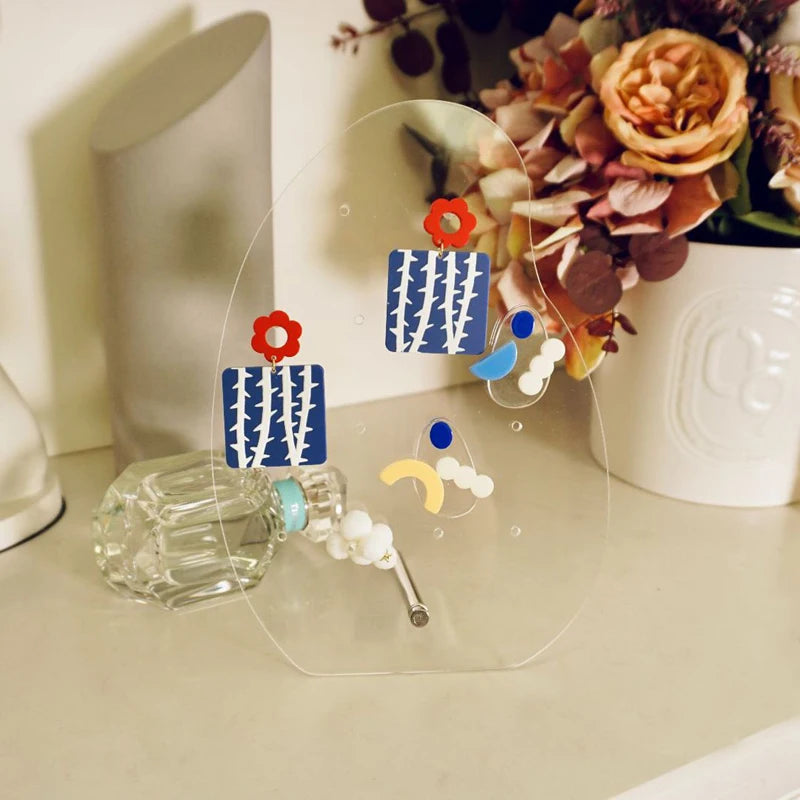 Acrylic Earring Rack Jewelry Storage Display