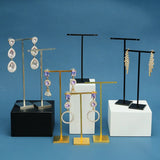 Earring Rack Jewelry Display Stand Silver T-Bar For Ear Studs