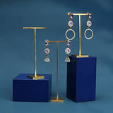 Earring Rack Jewelry Display Stand Silver T-Bar For Ear Studs