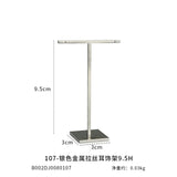 Earring Rack Jewelry Display Stand Silver T-Bar For Ear Studs