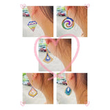 Small Silicone Earring Mold for Resin Jewelry Making