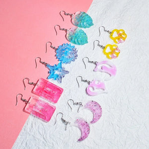 Resin Earring Molds DIY Earrings Pendant Craft Supplies