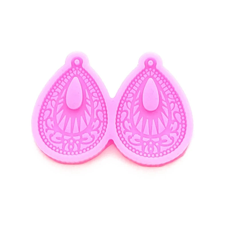 Resin Earring Molds Jewelry Casting DIY Craft Mould for Women Key Chain Pendant