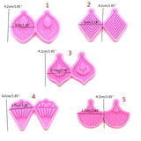Resin Earring Molds Jewelry Casting DIY Craft Mould for Women Key Chain Pendant