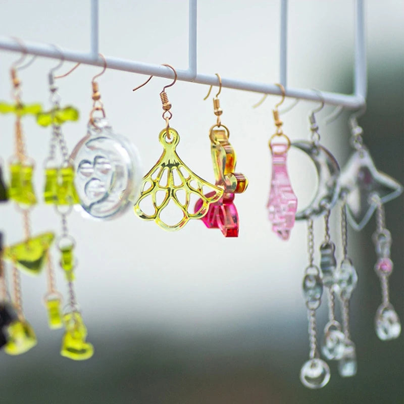 Resin Earring Molds Silicone Pendant DIY Tool