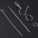 Resin Earring Molds Kit with Hooks & Rings, Jewelry Silicone Mold Set