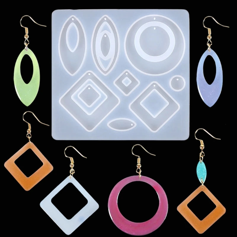 Earring Silicone Mold for Resin Epoxy Jewelry Casting DIY Crafts