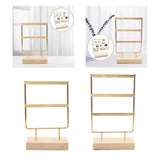 Large Wooden Earring Stand Organizer