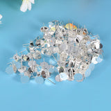 Bezel Earring Studs Blank Ear Post Findings for DIY Jewelry Making