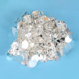 Bezel Earring Studs Blank Ear Post Findings for DIY Jewelry Making