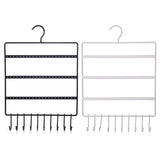 Earring Wall Holder Hanging Jewelry Organizer Display Iron Rack 10 Hooks