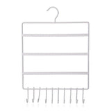 Earring Wall Holder Hanging Jewelry Organizer Display Iron Rack 10 Hooks