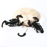 Punk Scorpion Skull Stainless Steel Earrings