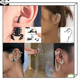 Punk Scorpion Skull Stainless Steel Earrings