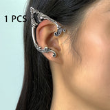 Silver Goth Earcuff Jewelry Cuff Earring for Women