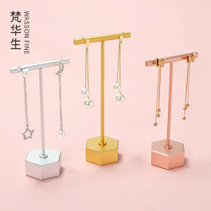 Metal Earring Rack Jewelry Display Props Creative Ornaments