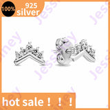 925 Sterling Silver Heart Hoop Earrings for Women