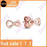 925 Sterling Silver Heart Hoop Earrings for Women