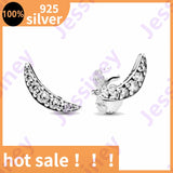 925 Sterling Silver Heart Hoop Earrings for Women
