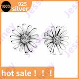 925 Sterling Silver Heart Hoop Earrings for Women
