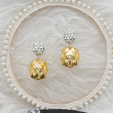 Geometric Square Dangle Drop Earrings for Women Party Wedding