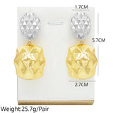 Geometric Square Dangle Drop Earrings for Women Party Wedding