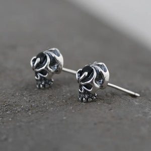 Skull Vintage Stud Earrings Punk Jewelry for Women