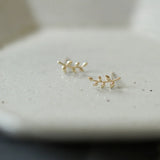 European Style Grunge Leaf Earrings for Women Girls
