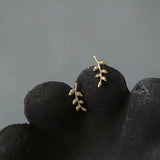 European Style Grunge Leaf Earrings for Women Girls