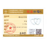 925 Silver Heart Hoop Earrings for Women Sterling Silver Original Jewelry Gift