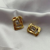 925 Silver Needle Women's Retro Medieval Earrings