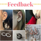 925 Silver Ocean Shell Heart Moon Earrings for Women