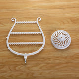 Wine Cup Shaped Earrings Bracelet Storage Shelf Jewelry Display Holder
