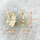 Butterfly Earrings in 925 Sterling Silver