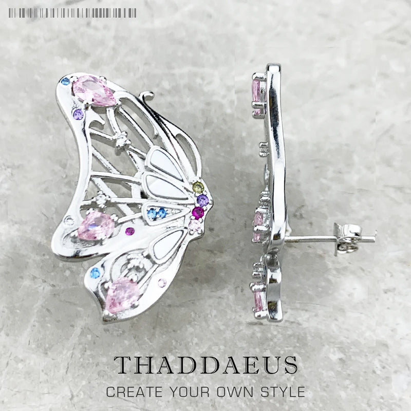 Butterfly Earrings in 925 Sterling Silver