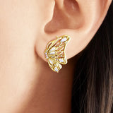 Butterfly Earrings in 925 Sterling Silver