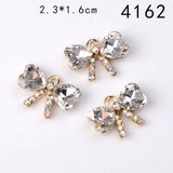 Rhinestone Butterfly Charms for Jewelry Making 20pcs DIY Kids Gift