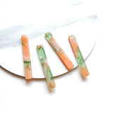 Acetate Strip Pendant Earrings DIY Jewelry 8pcs