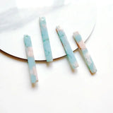 Acetate Strip Pendant Earrings DIY Jewelry 8pcs