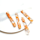Acetate Strip Pendant Earrings DIY Jewelry 8pcs