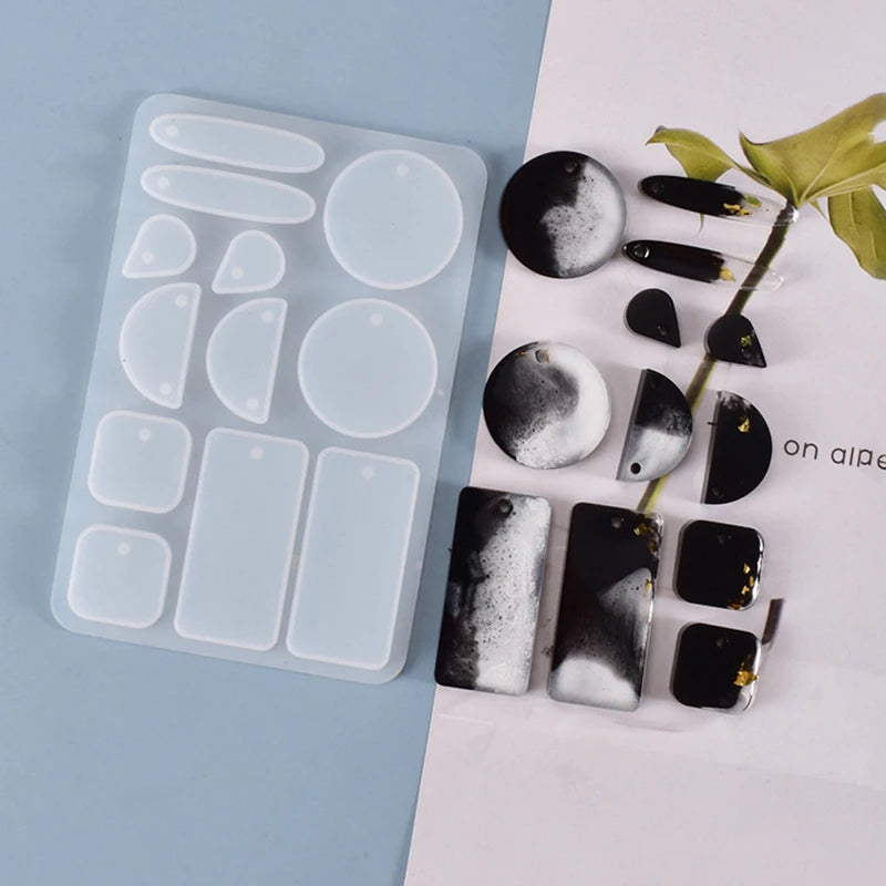 Earrings Dangler Silicone Mould for DIY Jewelry Making